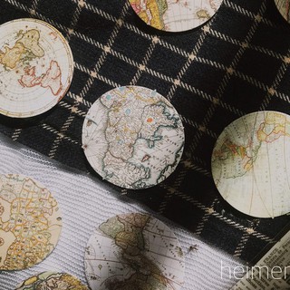 Set 46 miếng sticker địa lý vintage
