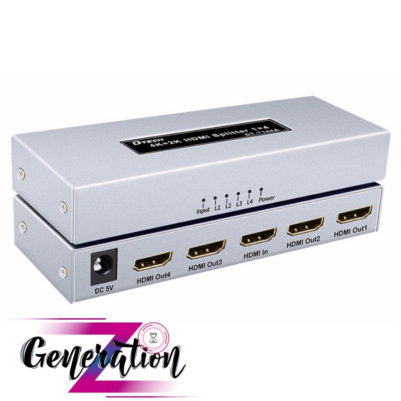 Bộ chia HDMI 1 ra 4 D-Tech DT 7144A