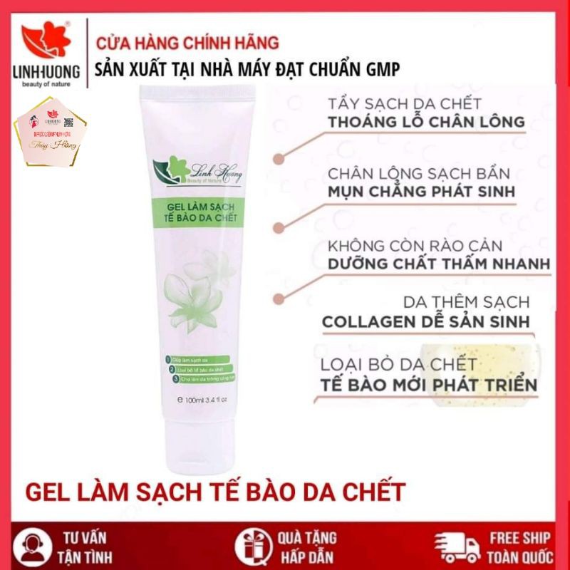 GEL LÀM SẠCH TẾ BÀO CHẾT GIÚP LOẠI BỎ DẦU THỪA, BỤI BẨN TRẺ HOÁ LÀN DA [Chính hãng]