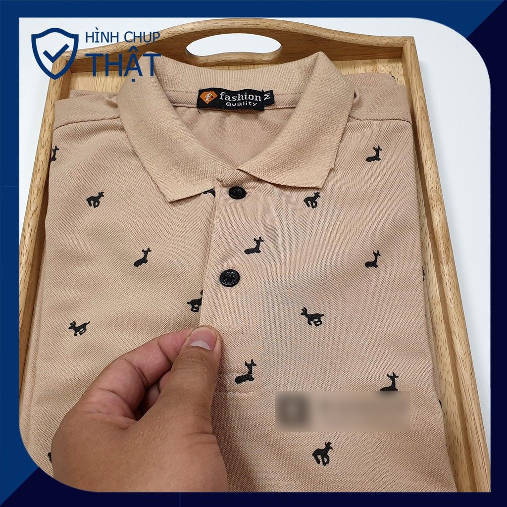 Áo thun nam polo NB004 -  Chất liệu cotton cá sấu, form suông basic thoáng mát, thoải mái | BigBuy360 - bigbuy360.vn