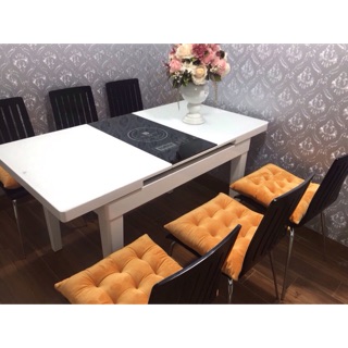 Đệm ghế, đệm ngồi bệt vỏ nỉ nhung cực êm, cực ấm, dày 7cm vuông 45x45cm