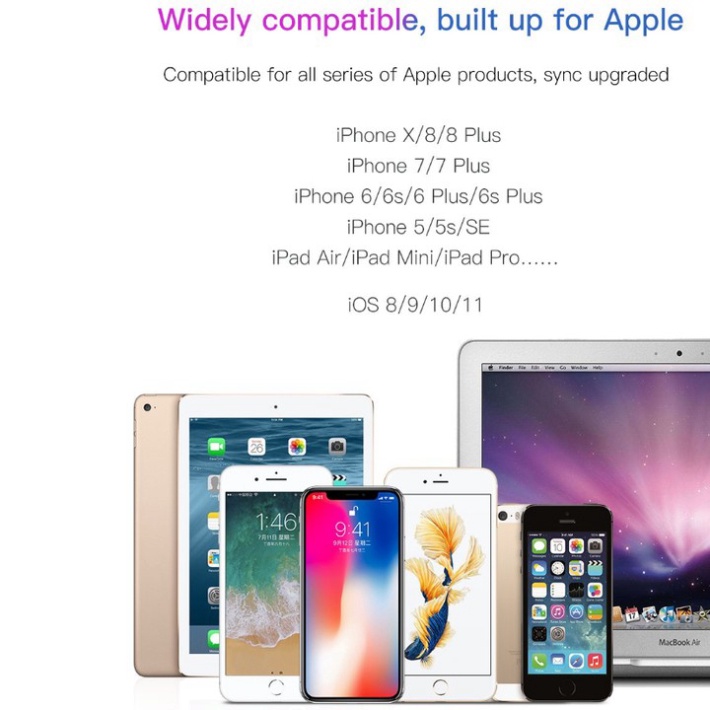 Cáp sạc thông minh Lightnin.g tự ngắt nhãn hiệu Baseus Light CALCD-01 - Hàng chính hãng