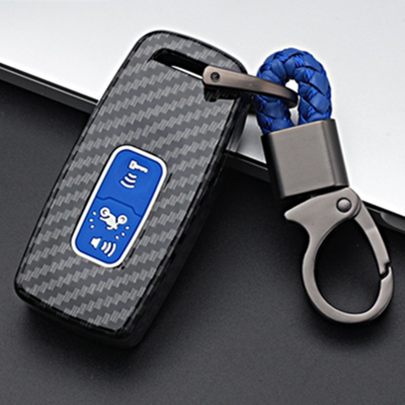 Vỏ Chìa Khóa Điều Khiển Từ Xa ABS Sợi Carbon Cho Honda PCX PCX-160 PCX160 PCX 160 2021