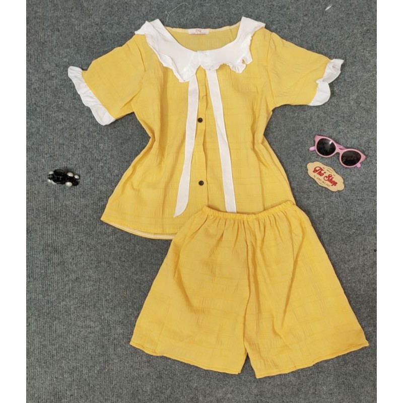 Set bộ ngố tiểu thư nơ