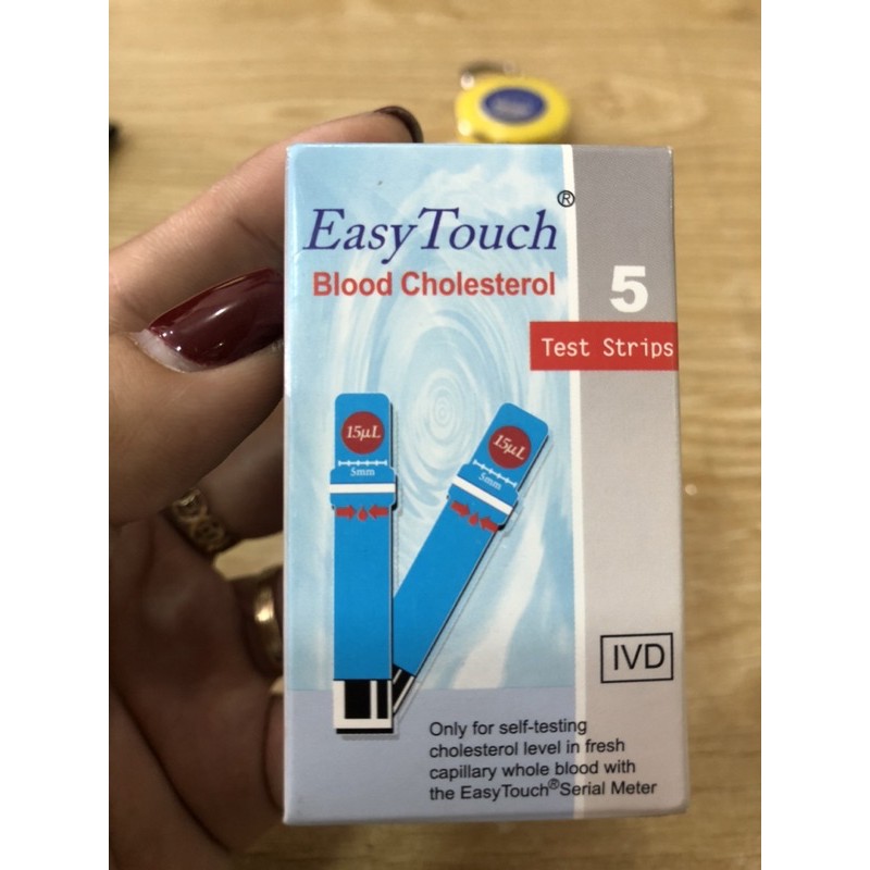 Que thử mỡ Easy Touch GCU- lọ 5 que- thử mỡ máy 3in1