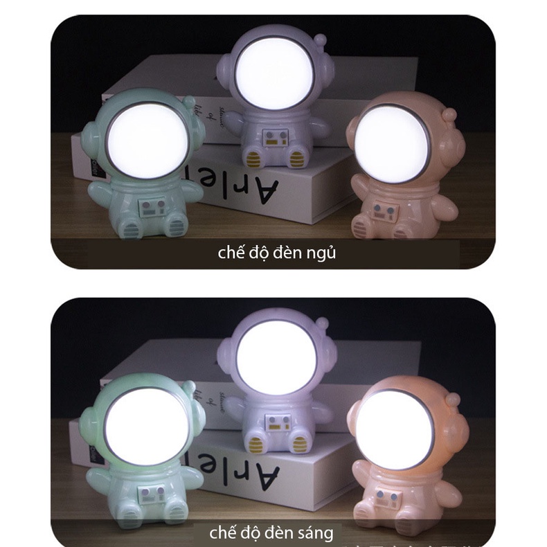 (Hàng Sẳn TP.HCM)Đèn Ngủ Phi Hành Gia Người Bảo Vệ Thiên Hà Trẻ Em Đèn Đầu Giường  Bảo Vệ Mắt Ánh Sáng Dịu nhẹ