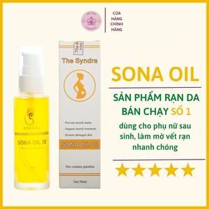 Dầu giảm rạn da cho bà bầu  Sona oil 50ml