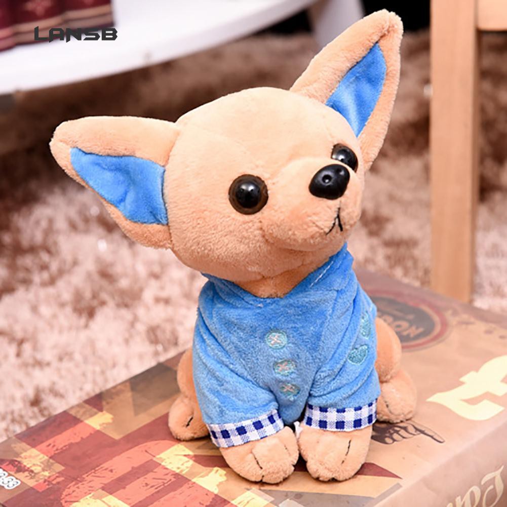 Thú bông hình chó Chihuahua kích cỡ 17cm