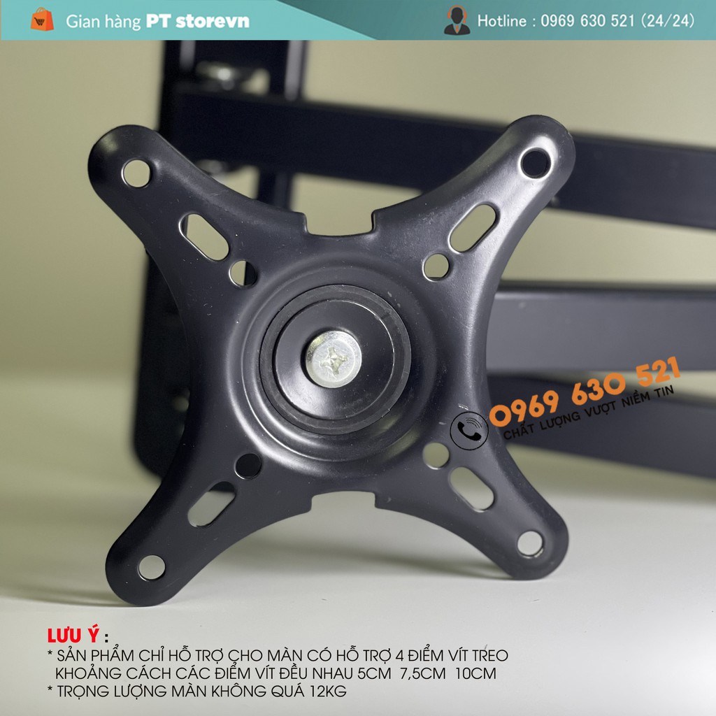 Giá Treo Màn Hình Máy Tính 17 - 32 Inch Xoay 360 Độ ( treo tường ) Model S-100