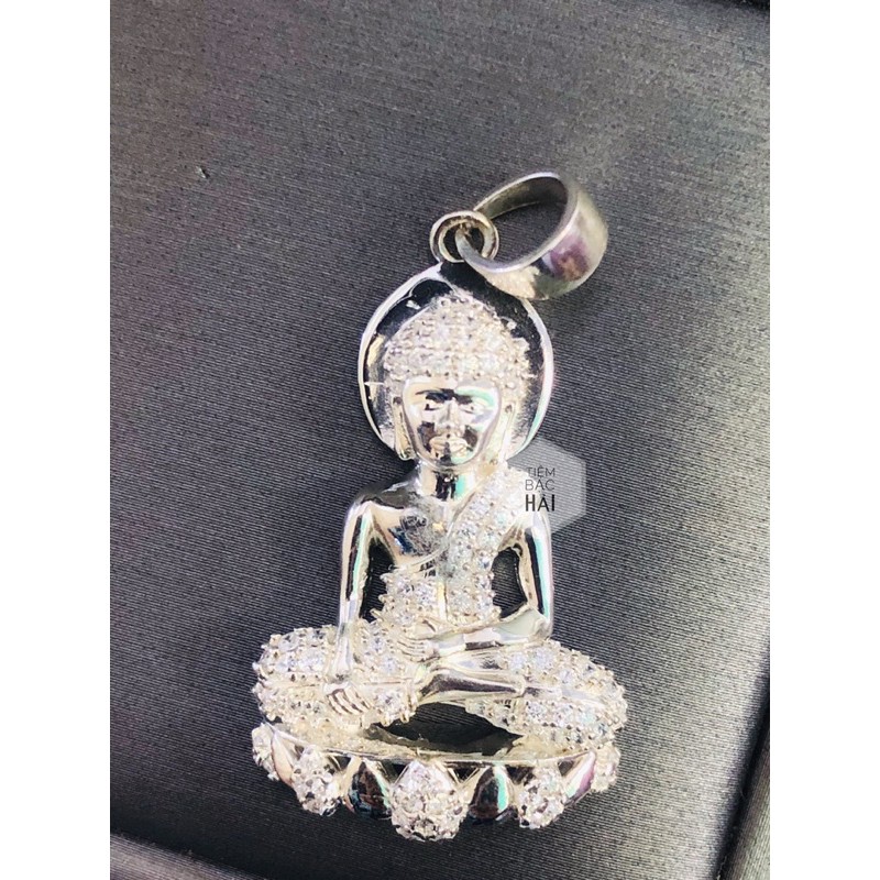 MẶT DÂY CHUYỀN BẠC PHẬT ADIĐÀ CHO NAM