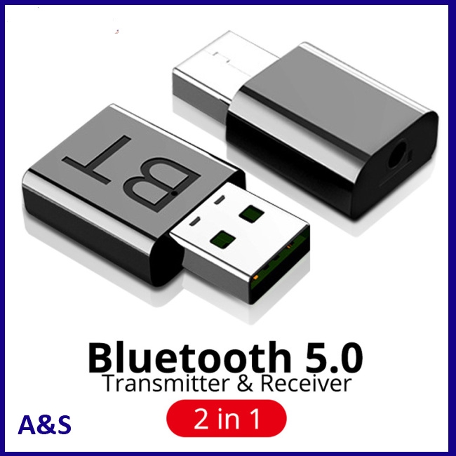 Usb Thu Phát Tín Hiệu Bluetooth 5.0 Usb Rca 3.5mm Aux Cho Pc Tv