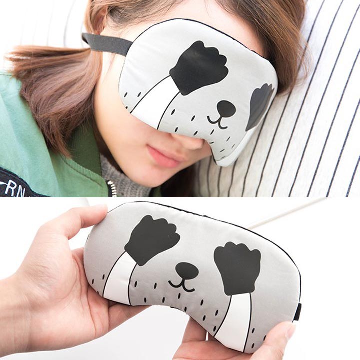 Miếng bịt mắt ngủ 3D có túi gel làm mát