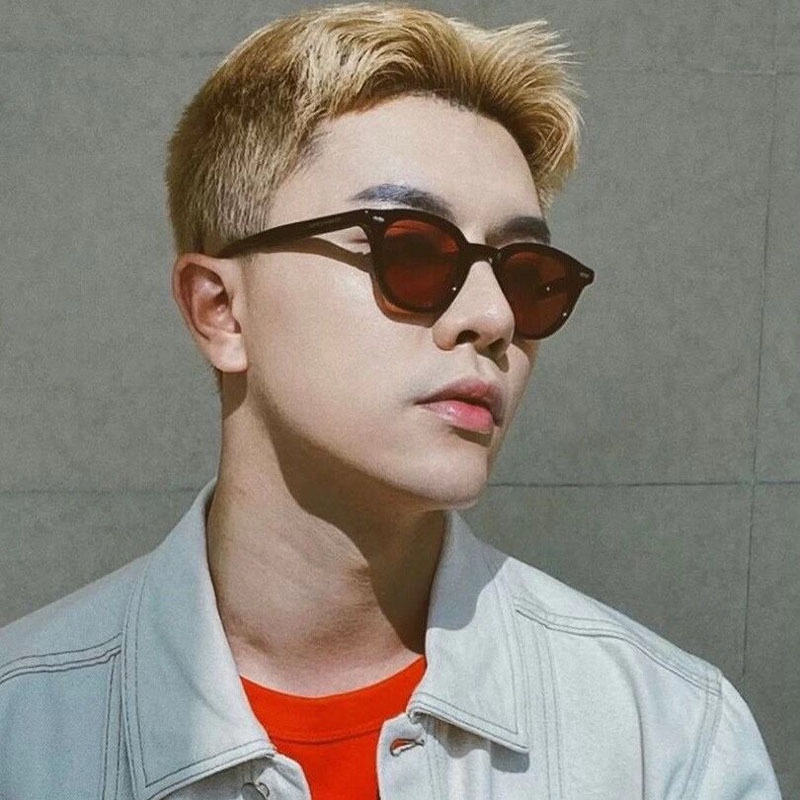 Kính Mát Chống Tia UV400 Phong Cách Hip hop Thời Trang Hàn Quốc Mới