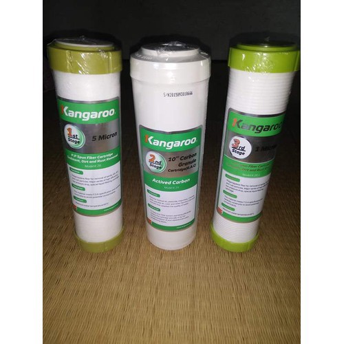 COMBO 3 lõi lọc nước thô kangaroo lõi 1, 2 ,3 giá sốc (CAM KẾT 100% HÀNG CHÍNH HÃNG )