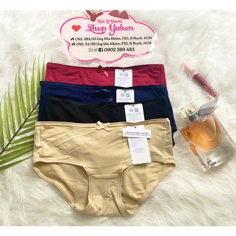 ♥️ Shop Uy Tín ♥️ [Quần Lót Nữ] Quần Lót Cotton Kháng Khuẩn Trơn Hàng Bán Shop Mềm Mát
