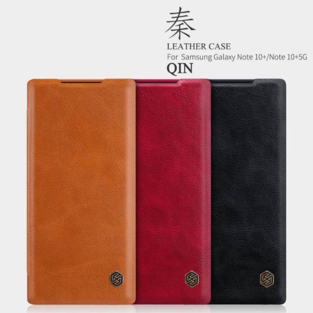 Bao da SamSung Galaxy Note 10 plus / note 10+ / note 10 + 5G chính hãng Nillkin QIN