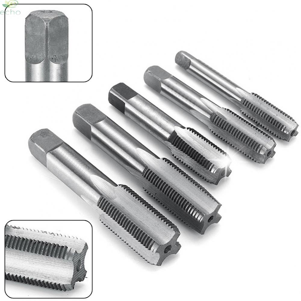 ECHO~2PCS/Set HSS Spiral Point Straight Fluted Screw Thread Metric Hand Tap Drills#Ready Stock