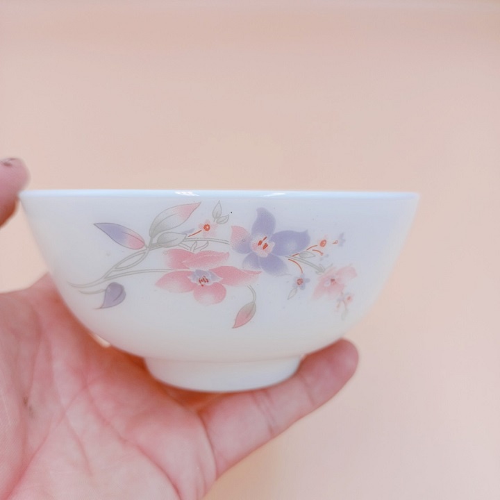 Combo 6 bát ngọc ăn cơm họa tiết hoa đẹp