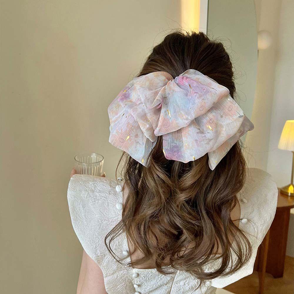 Epoch Kẹp Tóc Đính Nơ Lớn Phong Cách Hàn Quốc Dành Cho Nữ