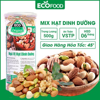 Hạt Dinh Dưỡng Mix 500g Ecofood - Đồ ăn vặt Việt Nam - Giao hàng hỏa tốc