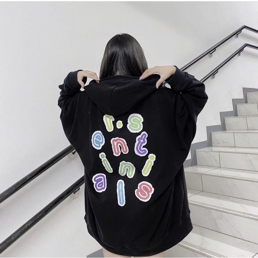 Áo Khoác Nữ Hoodie From Rộng In Chữ Chống Nắng Chất Nỉ Ngoại Có Nón Siêu Rộng Giá Rẻ TP834