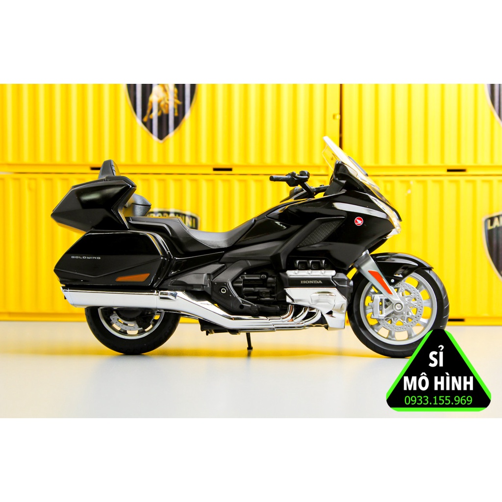 Mô hình xe moto Honda Gold Wing Welly 1:12