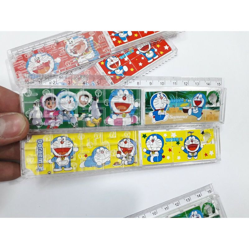 Giảm Giá Thước Kẻ Kèm Xếp Hình Doraemon + Trò Chơi Thả Bi. - Beecost