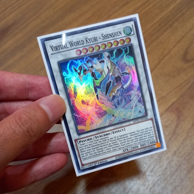 Virtual World Kyubi - Shenshen (Super Rare) - Thẻ bài Yugioh chính hãng - EN - TCG