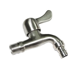 Vòi hồ, vòi máy giặt, vòi khóa nước inox, van khóa gạt inox