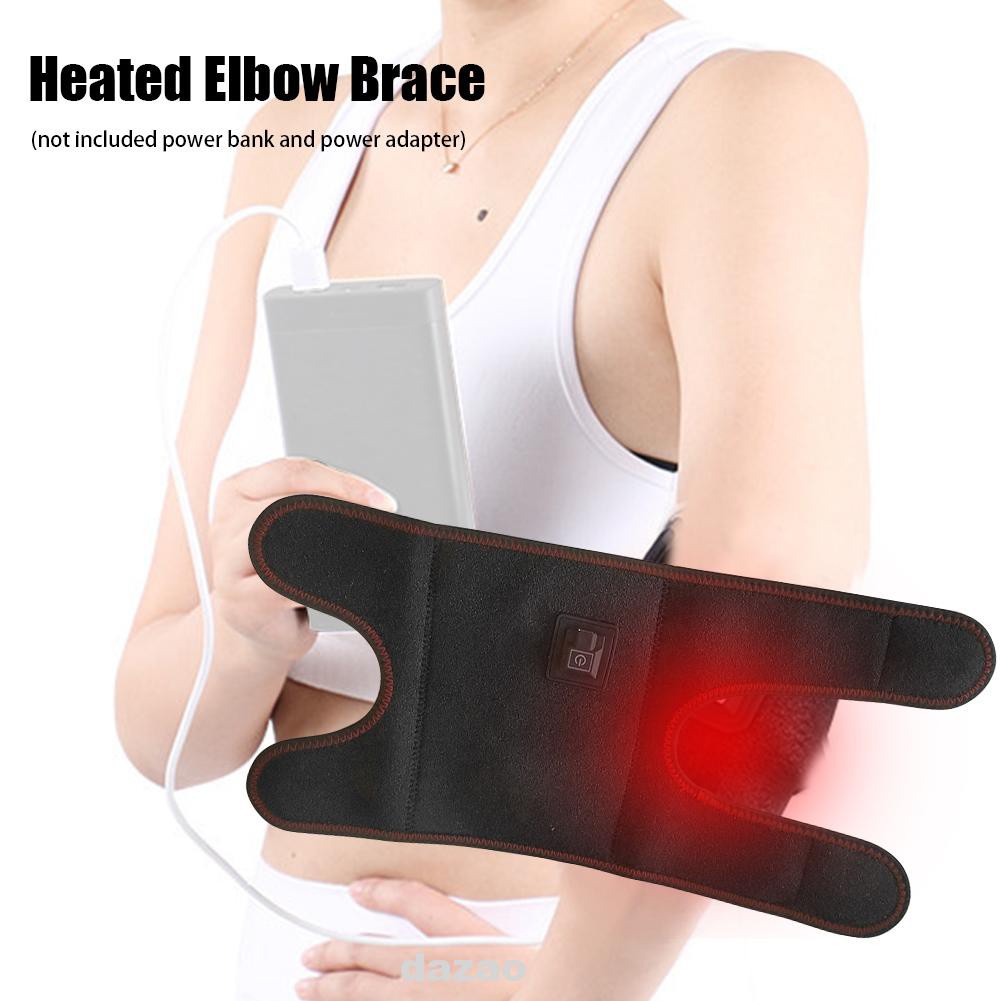 Adjustable Health Care Electric Pain Relief USB Rechargeable Joint Tendonitis Rehabilitation Heated Elbow