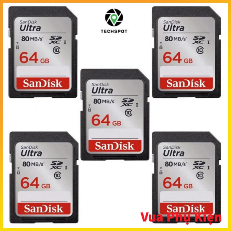 [FREE SHIP] Thẻ Nhớ 64Gb Sdxc Ultra Plus 80Mb/S Class 10 Uhs 1 - Bh 5 Năm