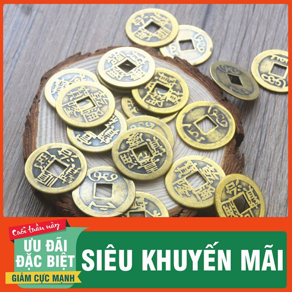 [SALE sốc] Đồng Tiền Xu Âm Dương Xin Đài Gieo Quẻ CHUẨN TIỀN CỔ Mua Nhiều Tặng Nhiều
