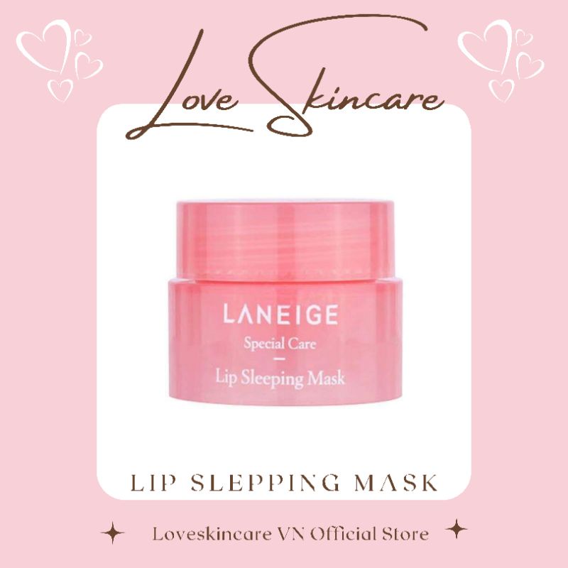 (GRAB / NOWSHIP) (Date 06-01-2024) Mặt Nạ Ngủ Cho Môi Laneige Lip Sleeping Mask - Berry