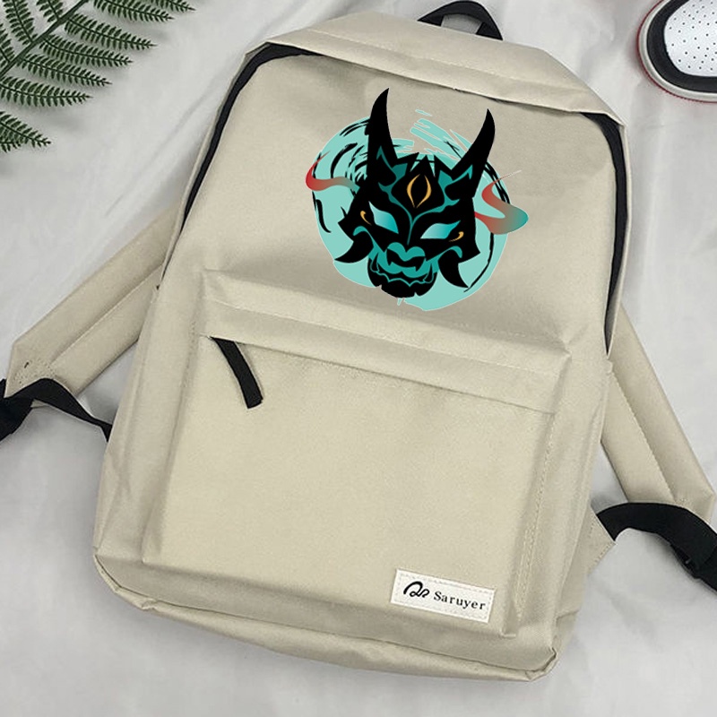 Ba Lô da Bóng In Hình Genshin Impact Xiao mochila kawaii 2022 Dành Cho Nữ