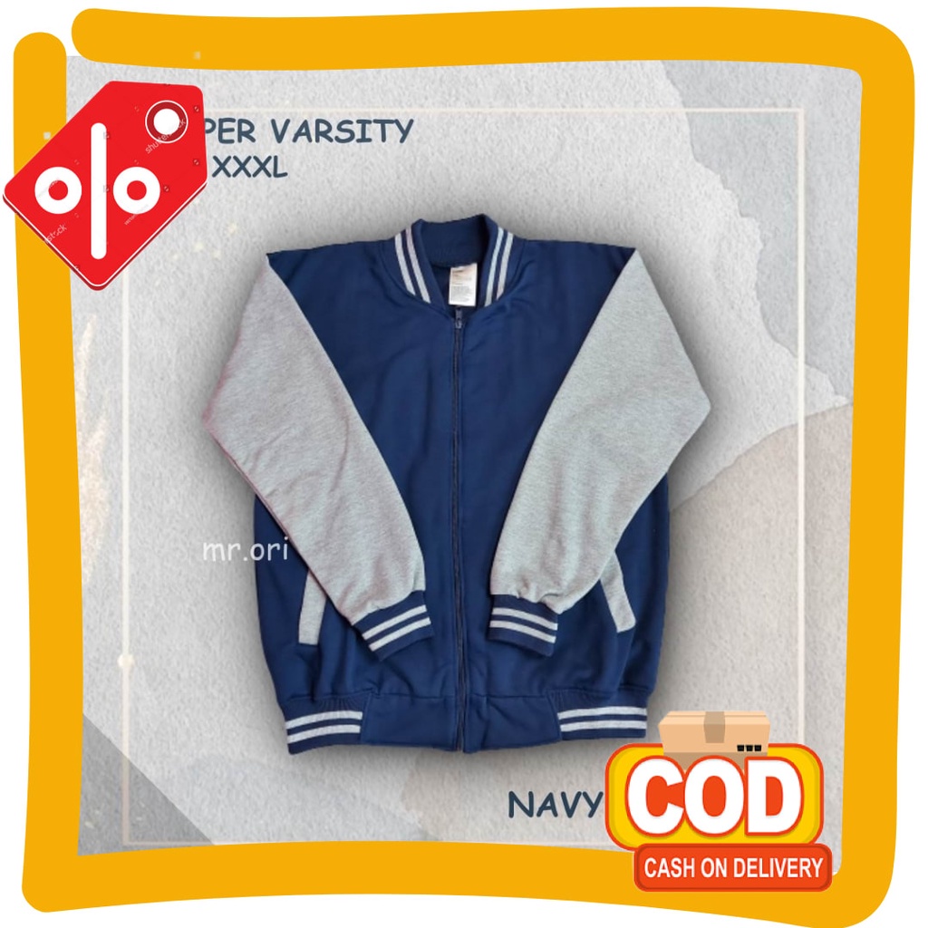 Áo Khoác Bóng Chày Hàn Quốc Mẫu Mới Nhất Hiện Đại Kpop Bts Blackpink/ Varsity Màu Xanh NAVY-Gray M- XXXL