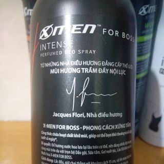Xịt toàn thân Xmen Intense 150ml