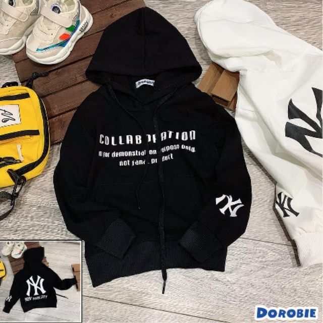 Áo khoác hoodie NY phong cách thể thao bé trai