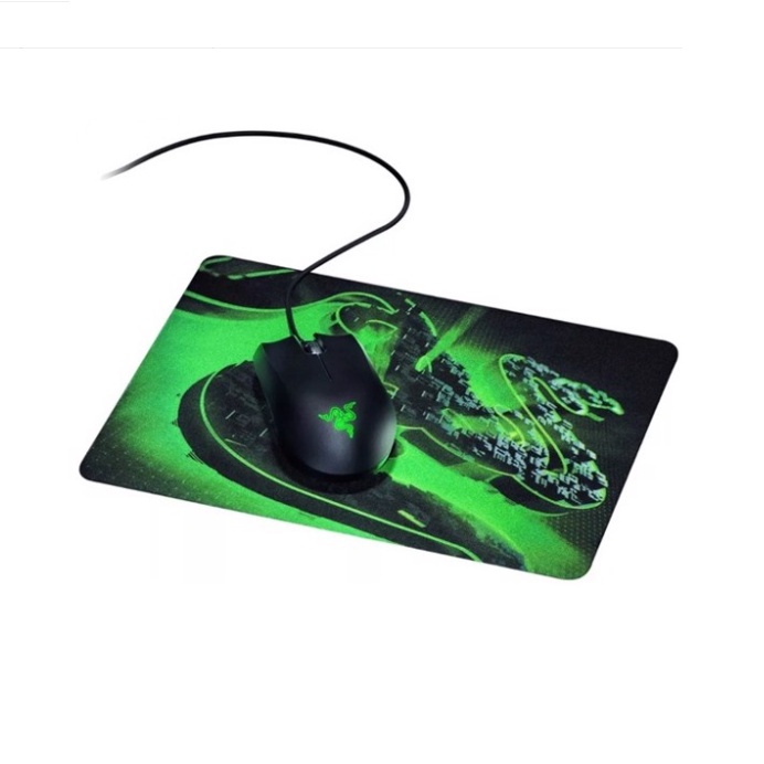 Bộ sản phẩm Chuột Razer Abyssus Lite-Razer Goliathus Mobile Construct Edition - Bảo hành 24 Tháng