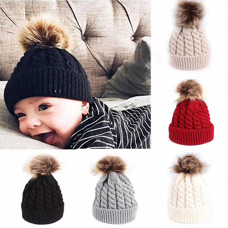 Mũ len giữ ấm xinh xắn đáng yêu dành cho em bé