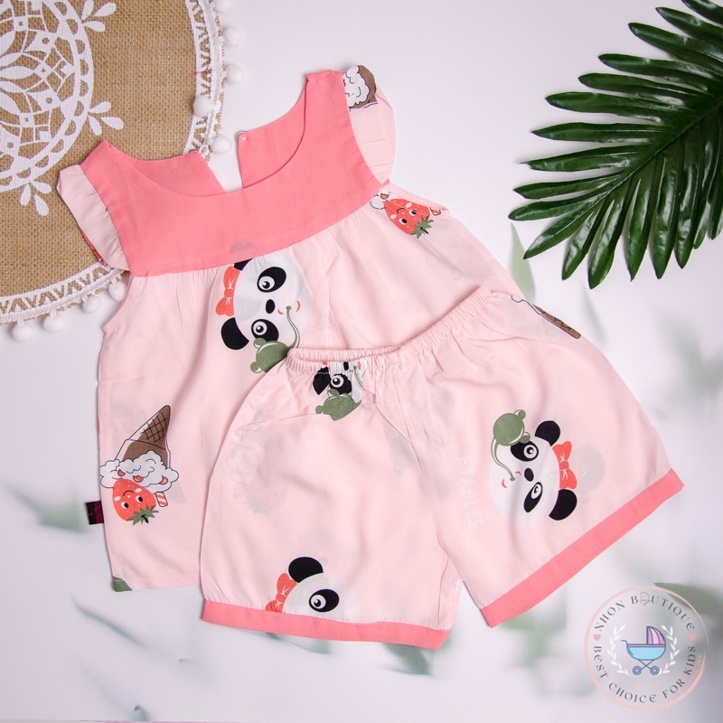 Bộ lanh lụa bé gái (từ 8-19kg) , Bộ tole bé gái, lanh lụa cánh tiên, đồ ngủ cho bé