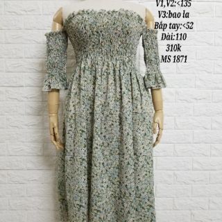 ĐẦM MAXI HOA BIG SIZE