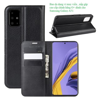 Bao da Samsung Galaxy A51 dạng ví nắp gập O+ chính hãng cao cấp