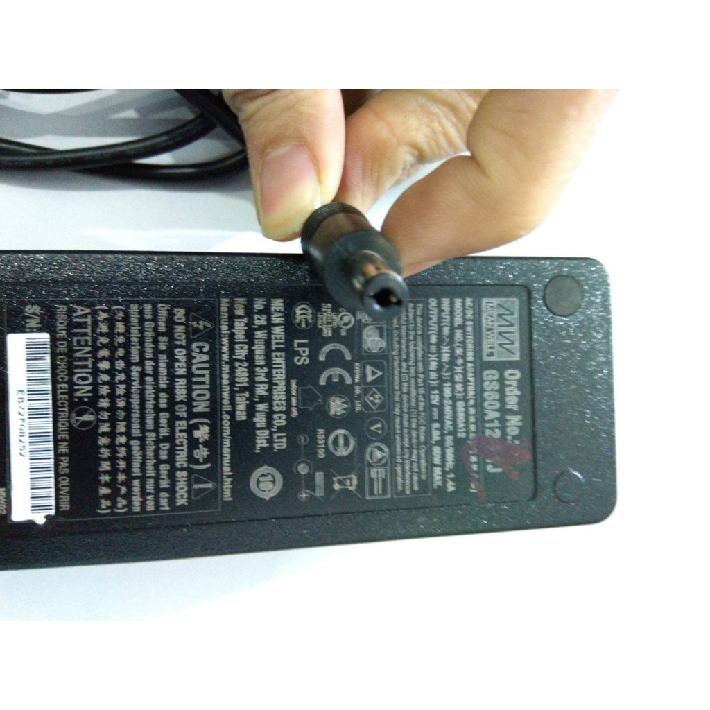 Adapter nguồn Mean Well GS60A12-P1J 12V 5A 60W