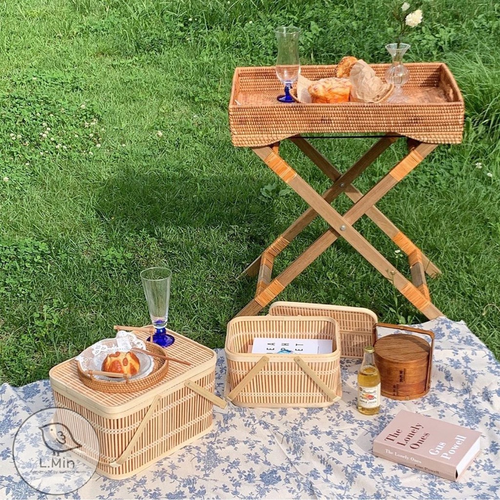 Giỏ mây picnic