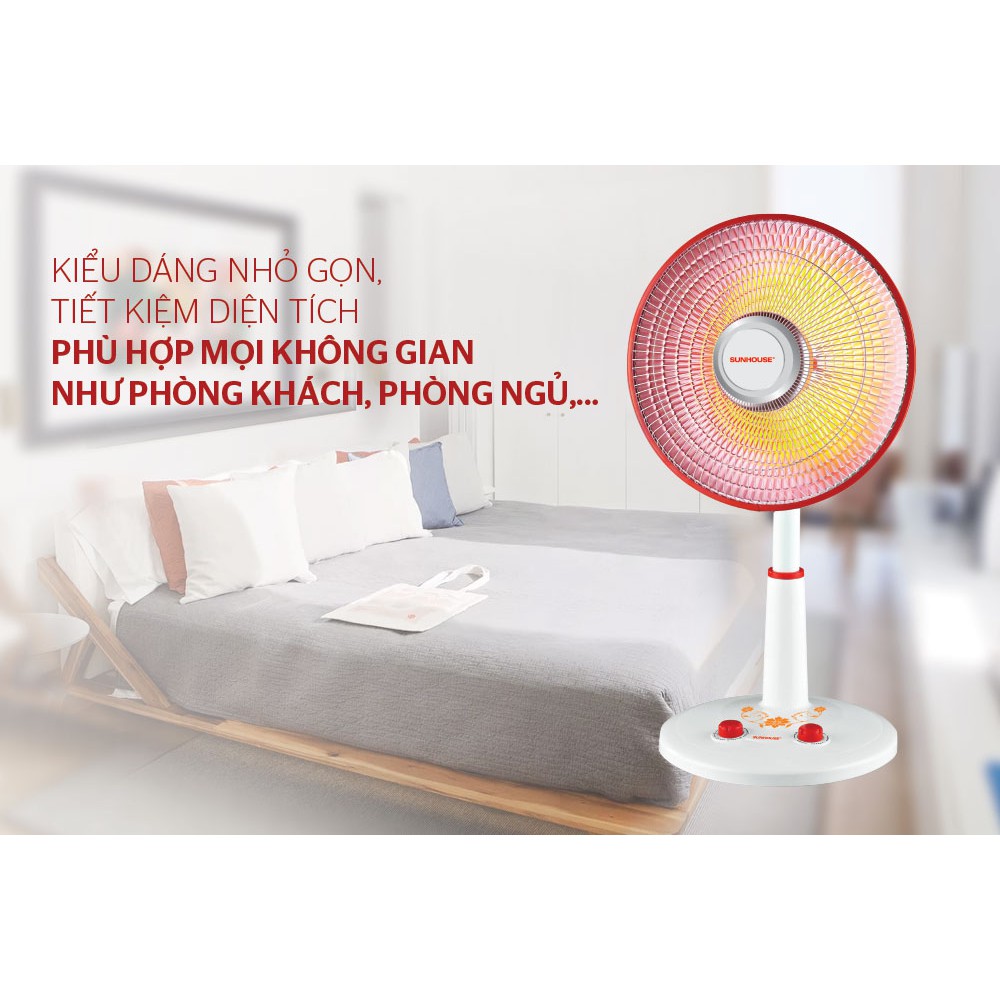 Quạt sưởi halogen Sunhouse SHD7005