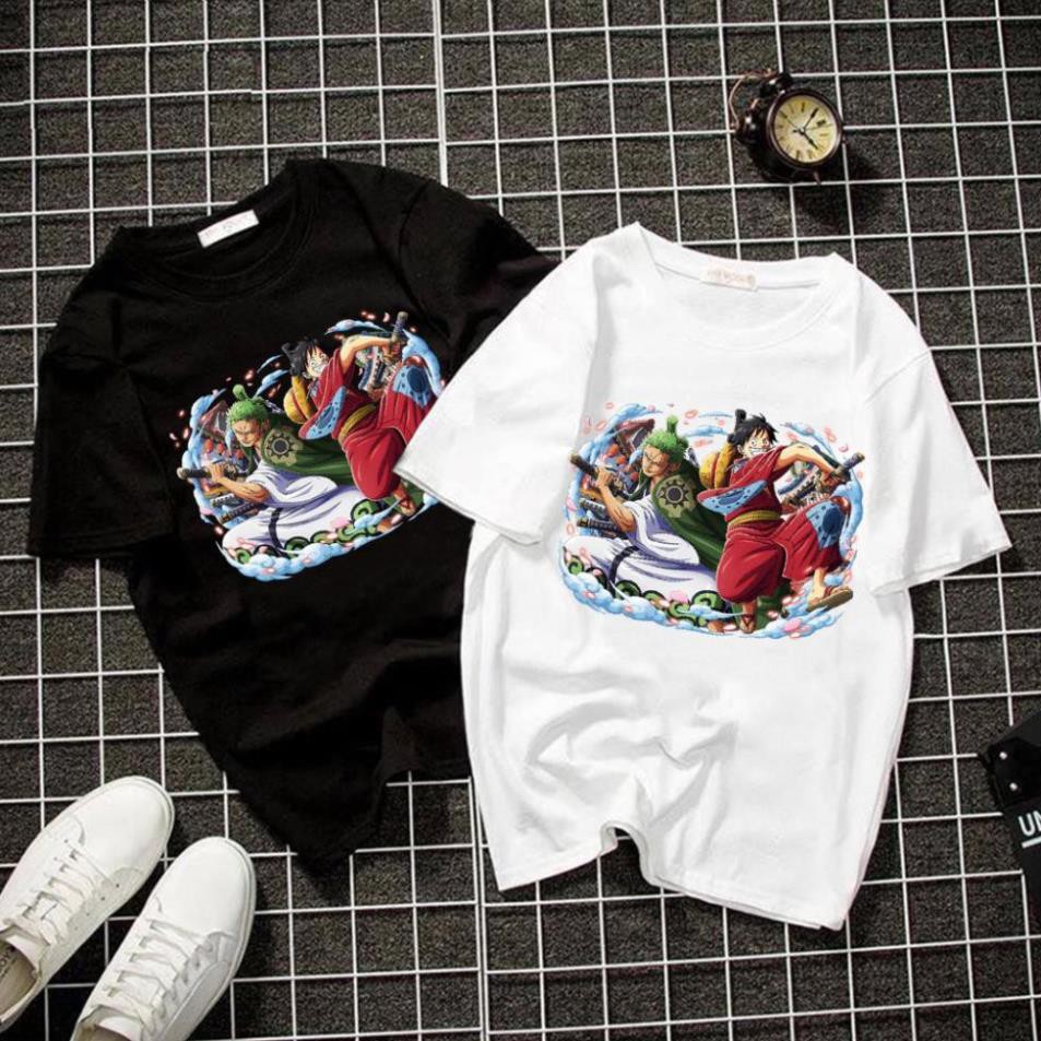 Áo thun mẫu mới One Piece Siêu Hot Luffy X Zoro Wano Quốc CMTD-0010