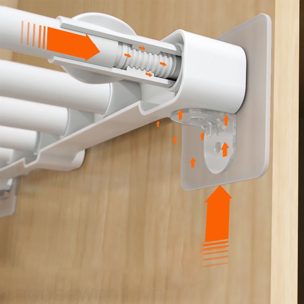 Set 4 chốt cài tủ quần áo 90° Kẹp nhựa gắn tủ treo đồ dùng tiện dụng