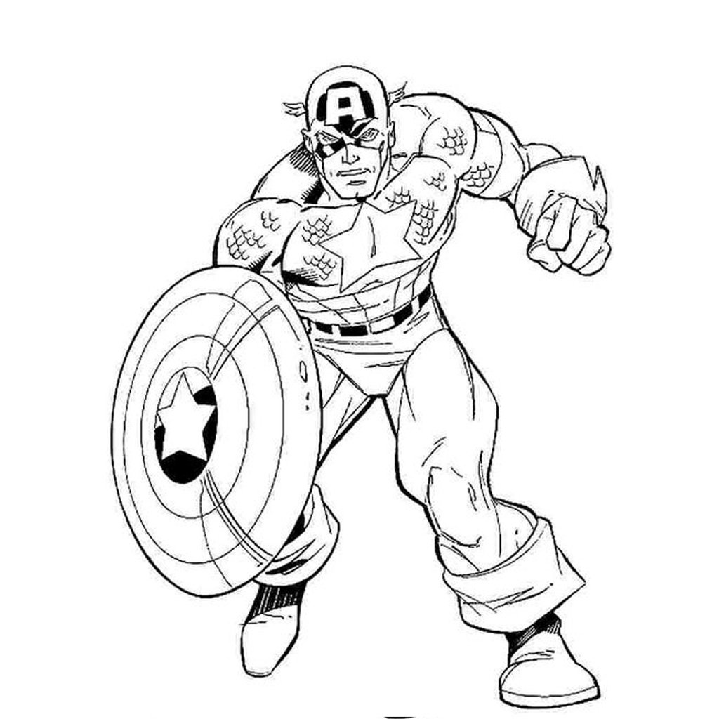 Line art Tranh tô màu Anime khổ A4 - Cho những bạn yêu thích phim SIÊU ANH HÙNG