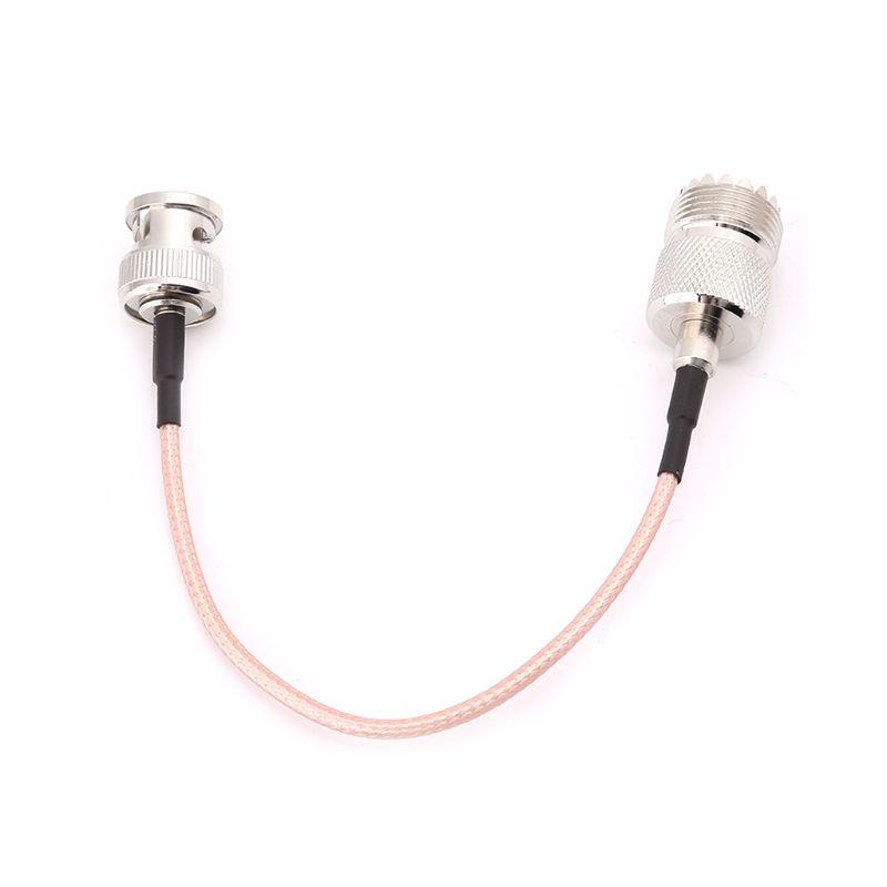 Dây Cáp Đồng Trục Radio 15cm Chuyển Đổi UHF SO239 Female Sang BNC Male RG316