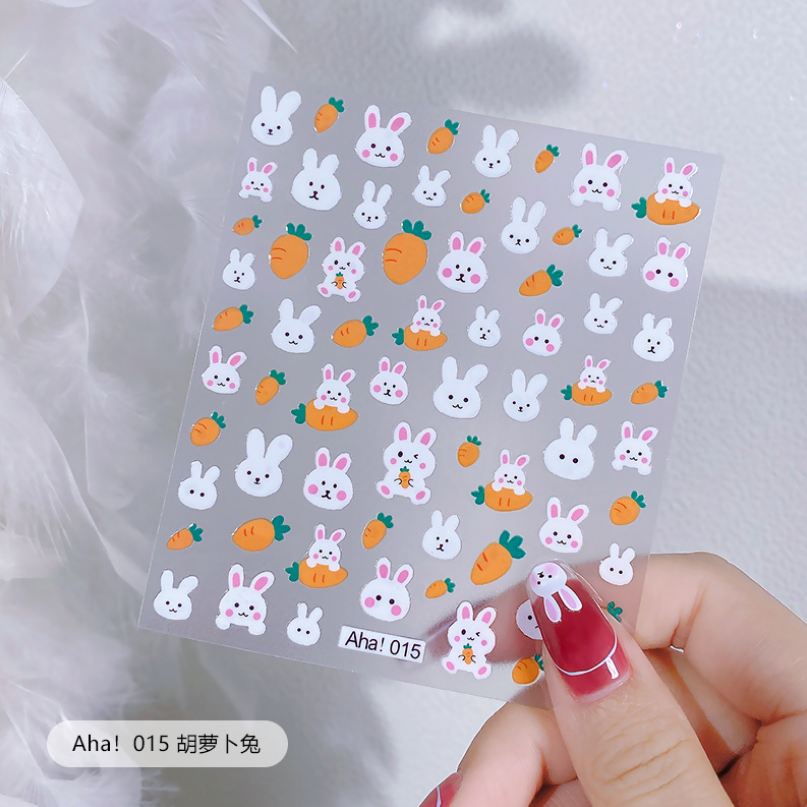 Hình dán móng tay Thỏ A015